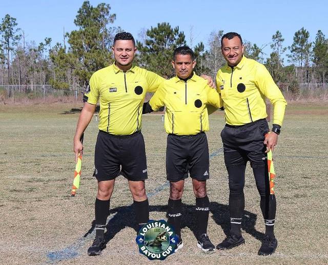 Cuerpo arbitral en la Louisiana Bayou Cup
